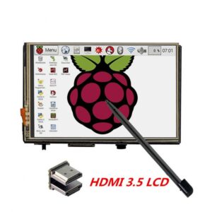 نمایشگر 3.5 اینچ لمسی رزبری پای دارای ورودی HDMI